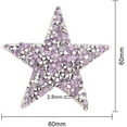 thumbnail image 3 of 10pcs Star Crystal Glitter Rhinestone Stickers Patches Star Appliques for Clothing Home Decoration, 3 of 9