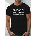 thumbnail image 1 of Men's Casual Short Sleeve T-Shirt - Breathable , Geometric , Round Neck-Perfect for Summer, 1 of 5