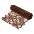 thumbnail image 1 of Unique Bargains Lace Ribbon 10 Yards 7 Inch Lace Flower Trim for Craft Headbands Wedding Dark Brown, 1 of 5