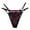 Hot Pink, variant on Women's Panties Sleek Satin Sheer Lace Thong with Low Rise Comfort and Delicate Mesh Detailing Pink One Size