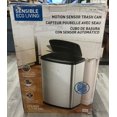 thumbnail image 1 of Sensible Eco Living Stainless Steel Motion Sensor Trash Can, 1 of 1