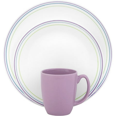 Corelle Livingware Moonglow 16-Piece Dinnerware Set