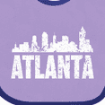 thumbnail image 4 of Inktastic Atlanta Skyline Grunge Boys or Girls Baby Bib, 4 of 4