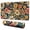 Pioneer Flower Floral-3, variant on Long Mouse Pads for Desk,Pioneer Flower Floral Print Pattern Desk Mats on Top Of Desks, Desk Mouse Pad Extra Large with 3mm Non-Slip Base and Stitched Edge for Gaming,Office,Work,Home 31.5"x11.8"
