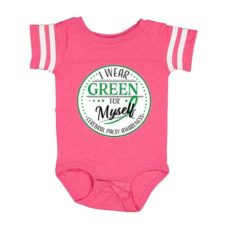 

Inktastic I Wear Green for Myself- Cerebral Palsy Awareness Boys or Girls Baby Bodysuit