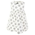 thumbnail image 4 of Hudson Baby Infant and Toddler Girls Cotton Dress and Cardigan Set, Neutral Daisy, 9-12 Months, 4 of 5