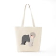 thumbnail image 6 of CafePress - English Sheep Dog Silhouette Tote Bag - Unisex Canvas Tote Bag, Beige, 1-Piece, 6 of 7