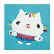 Dreamworks Gabby's Dollhouse Plush Textured Wall Art for Kids, 12" x 12"