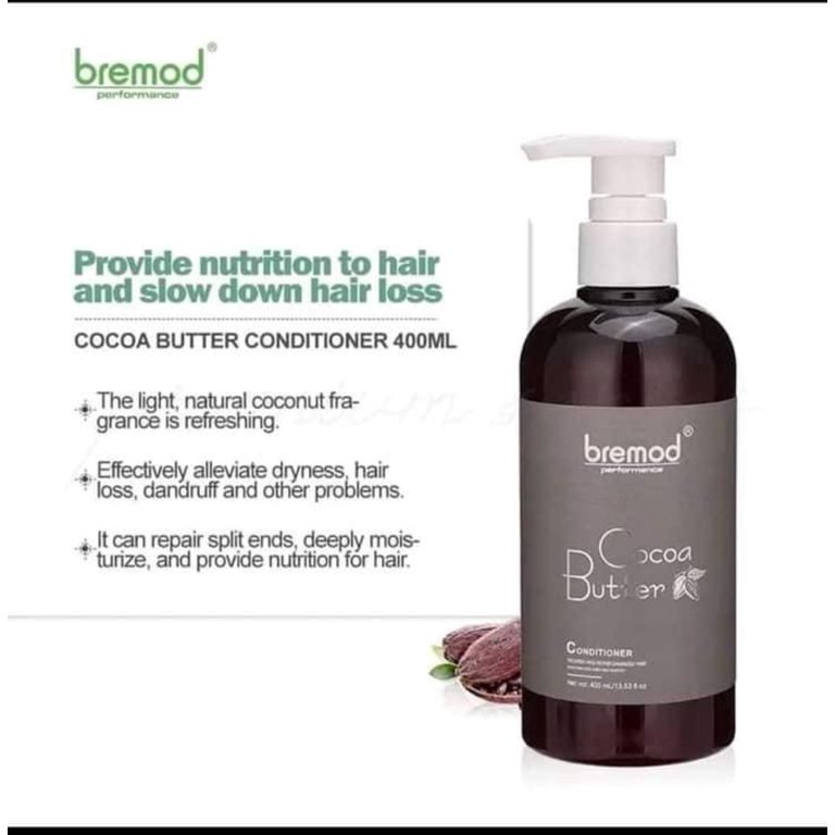 BREMOD Cocoa Butter Nourish & Repair Shampoo & Conditioner