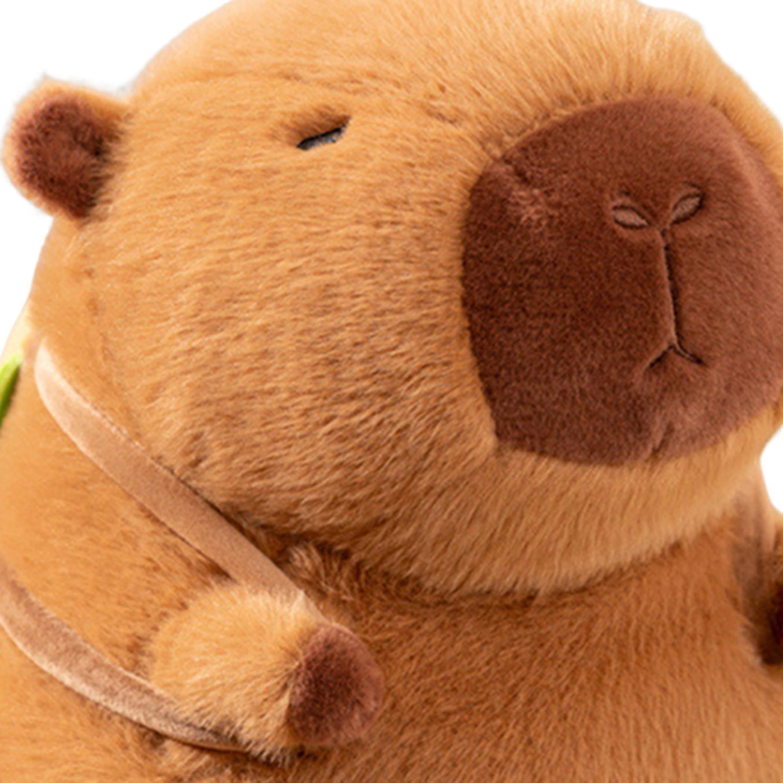 LeeQinersw Adorable Capybara Stuffed Animal Cuddly Cartoon Plush Animal Doll Cute Plush Toy 33cm