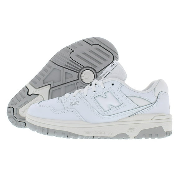 New Balance 550 PS Boys Shoes Size 1, Color: White