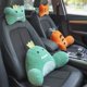 thumbnail image 4 of Almohada para reposacabezas de cuello de automóvil, almohada para el cuello con espuma viscoelástica de alta resiliencia, almohada transpirable de terciopelo para apoyar la cabeza y el cuello para dor, 4 of 5