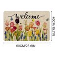 thumbnail image 3 of Utoimkio Clearance Easter Welcome Doormat Indoor Easter Door Mat,Easter Outdoor Mat Non Slip Front Porch Rugs for Home Entrance Decoration,15.7x23.6 Inch, 3 of 9