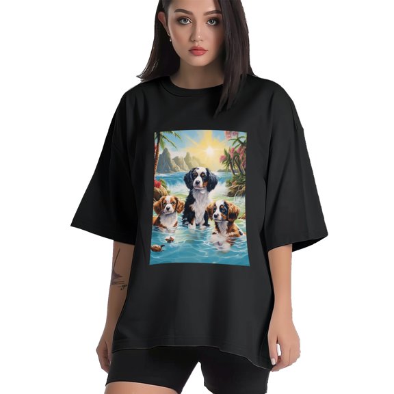 Plus Size Shirt for Women Black Tops for Women Short Sleeves Shirt for Women Puppy T Shirt Crewneck Shirt for Women XS