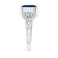 thumbnail image 5 of Angara Natural 2.35 Ct. Blue Sapphire Solitaire Ring in 14K White Gold for Women (Ring Size: 3), 5 of 12