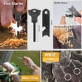 thumbnail image 3 of Kit de supervivencia, regalos para hombres, papá, marido, equipo y equipo de supervivencia de emergencia 19 en 1, pesca, caza, cumpleaños para hombres, accesorios para acampar, artilugio genial, eleme, 3 of 5