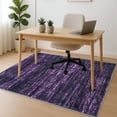 thumbnail image 6 of Brisasol 5x7 Area Rugs for Living Room Washable Rugs Abstract Area Rug Non slip Carpet Rug Distressed Indoor Rug for Bedroom Dining Room, Purple White, 6 of 8