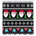thumbnail image 3 of Ambesonne Christmas Shower Curtain, Nordic Retro Borders, 69"Wx84"L, Multicolor, 3 of 3