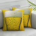 thumbnail image 2 of Nawypu Beer Throw Pillow Covers Decorative Couch Pillow Cover Soft Cushion Covers Cases Modern Home Decor for Couch Sofa Bed 2pc, 2 of 6