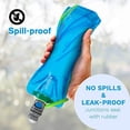 thumbnail image 5 of Vapur | Portable & Foldable Dog Water Bottle | Ez Lick | Collapsible Leak Proof Pet Water Dispenser for Walking, Camping, Hiking, & Travel!, Whiteout, 5 of 5