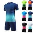 thumbnail image 5 of Atogsazn Children Boys Athletic Set Summer Jogger Short Sleeve Tshirt Shorts Outfit Clothes Trendy 08-Blue 6-7 Years, 5 of 5