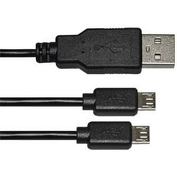 Data Cable, Universal Micro USB Splitter USB Connector Charging Cable - 16 inches