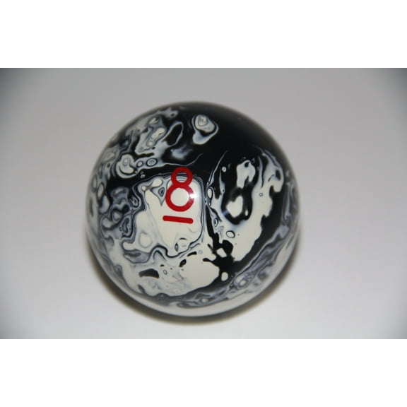 BuyBocceBalls Listing - EPCO Replacement Ball #8 Marbleized Billiard or Pool Set, 5.75oz, 2.25" diam