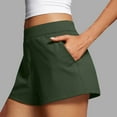 thumbnail image 7 of 4-Way Stretch Womens Shorts Casual Comfy High Waisted Golf Hiking Lounge Athletic Short with Pockets, 7 of 7