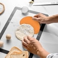 thumbnail image 7 of FXMLRLK 2PCS Bowl Scrapers Orange Silicone Bread Dough Scraper Bowl Spatula Curved Edge Flexible Bowl Scraper for Baking Food Scraper for Sourdough Bread Proofing Basket Pastry Cutter Tool, 7 of 7