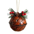 thumbnail image 2 of Adorno navideño de campana, decoración creativa para de , colgante para decoración navideña de interiores, aniversarios, festivales y Rojo, 2 of 8