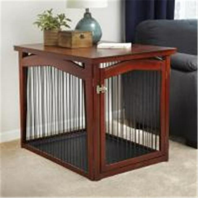 Merry Products Grande Caisse et Portail pour Animaux de Compagnie 2-En1 Configurables