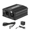 Neewer 48V Phantom Power Supply Black with Adapter and XLR Cable
