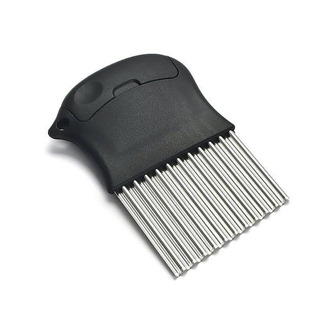 Wave Cut Potato Slicer - Dual-Peeler & French Fry Cutter for Vegetables, Stainless Steel Blade