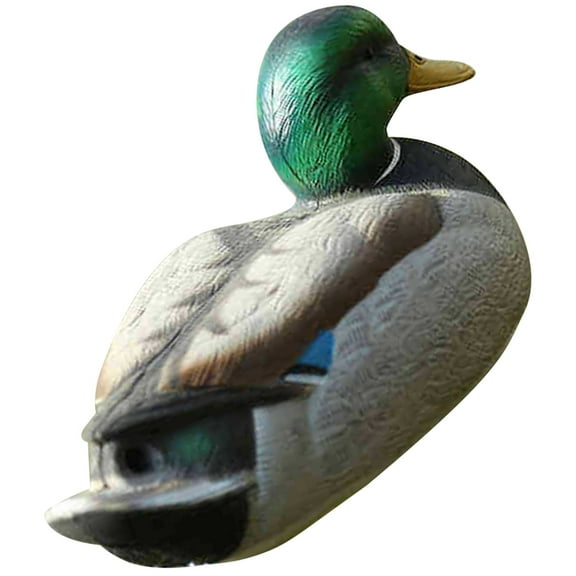Realistic Floating Duck Statue for Decor Made of Durable Plastic 1 Piece