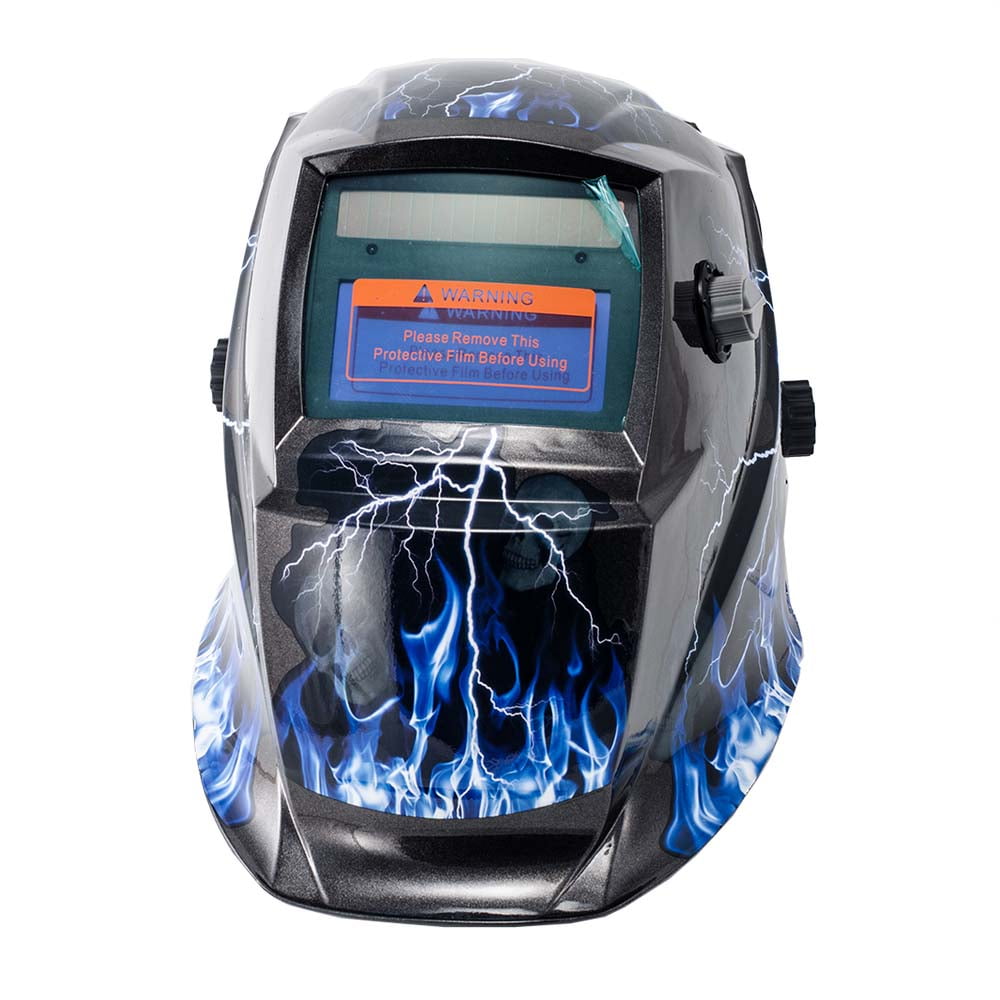 Lightning Skull Solar Powered Automatic Welding mask