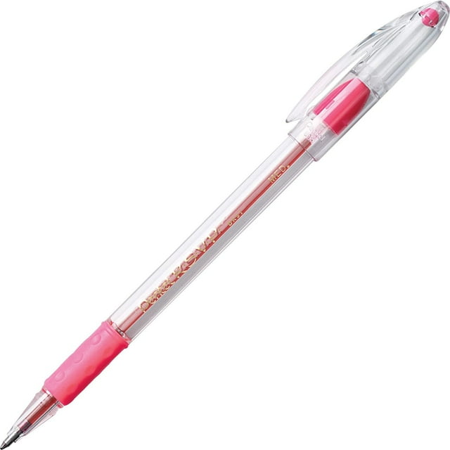 Bolígrafo Pentel R.S.V.P. Punta Media 1.0 mm Tinta Rosa x12