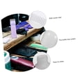 thumbnail image 2 of Hair Coloring Tool Set of 4 Comb Applicator Bottles for Hair Dye Root Comb Design Convenient for Home Salon for Travel, 2 of 5