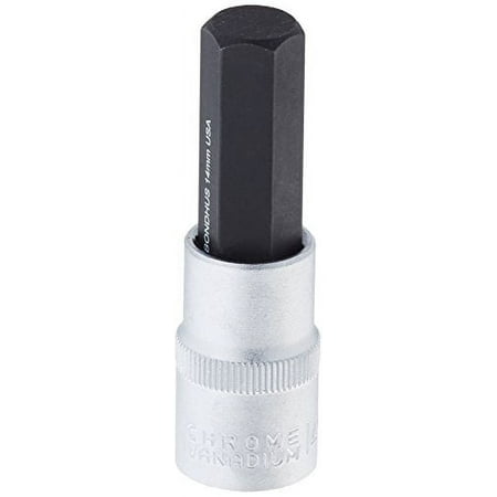 UPC: 0037231432843 | Bondhus 43284 14mm ProHold 1/2 Drive Socket Hex Bit with ProGuard Finish 2