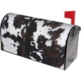 thumbnail image 1 of Cow Print Mailbox Covers Magnetic Standard Size Mailbox Wraps Letter Post Mailbox Cover 21" X 18" for Holiday Garden Yard Decor, 1 of 5