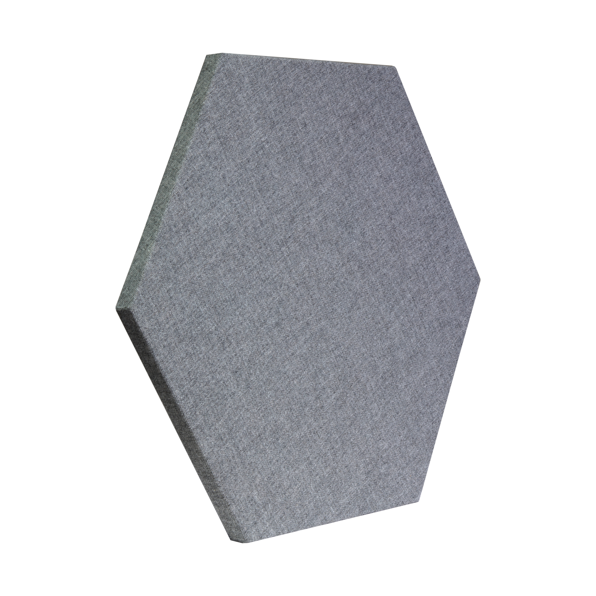 ATS Acoustics Hexagon Fire Rated Sound Absorbing Acoustic Panel 24" x 1" (Charcoal)