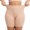 Beige, variant on Women's Yoga Shorts, Polyamide Slim Fit Elastic Waist Stretch Shorts for Daily Wear