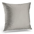 thumbnail image 1 of BSDHOME Brown Pattern with Jagged and Dotted Vertical Stripes Oriented in The Oposite Direction Abstract White Pillows case 18x18 Inches Home Decor Sofa Cushion Cover, 1 of 1