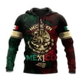 thumbnail image 4 of Sudadera con capucha con estampado del emblema de México en 3D para hombres y niños, ropa de calle moderna, chándal para mujer, sudadera deportiva Harajuku, ropa de moda unisex, 4 of 5
