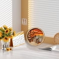 thumbnail image 2 of 2D Layered Wooden Wall Art Sunflower Daisy Flower Ornament Home Decor Farmhouse Wall Hanging(Orange-C), 2 of 6