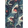 thumbnail image 2 of Dreamtimes Cute Sharks Kitchen Towels 18x28inch Ultra Soft Absorbent Quick Drying Kitchen Dish Towels Washable Cleaning Cloths Hand Towels Tea and Bar Towels, 6 Pack, 2 of 7