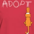 thumbnail image 3 of CafePress - Adopt Cats Rusty™ T Shirt - Women's Traditional Fit Dark T-Shirt, 3 of 4