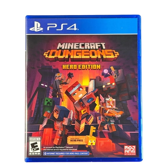 Restored Minecraft Dungeons Hero Edition for Playstation 4 PS4