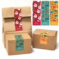 thumbnail image 2 of Pegatinas de Feliz Navidad, 6 estilos, animales, muñeco de nieve, árboles, pegatinas decorativas, etiqueta de caja de regalo, etiquetas de Navidad, 30-60 piezas, 2 of 4