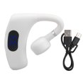 thumbnail image 2 of Single Ear  Headset, 180 Degree Rotation Multifunction Stable Signal  Earpiece with Digital Display for Driving for Jogging for Business Black,White,Blue, 2 of 7