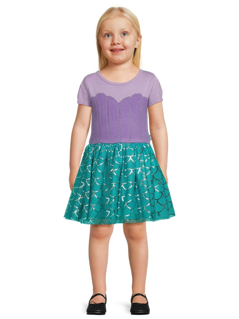 Disney Toddler Girls Little Mermaid Cosplay Dress, Sizes 12M-5T -  Walmart.com